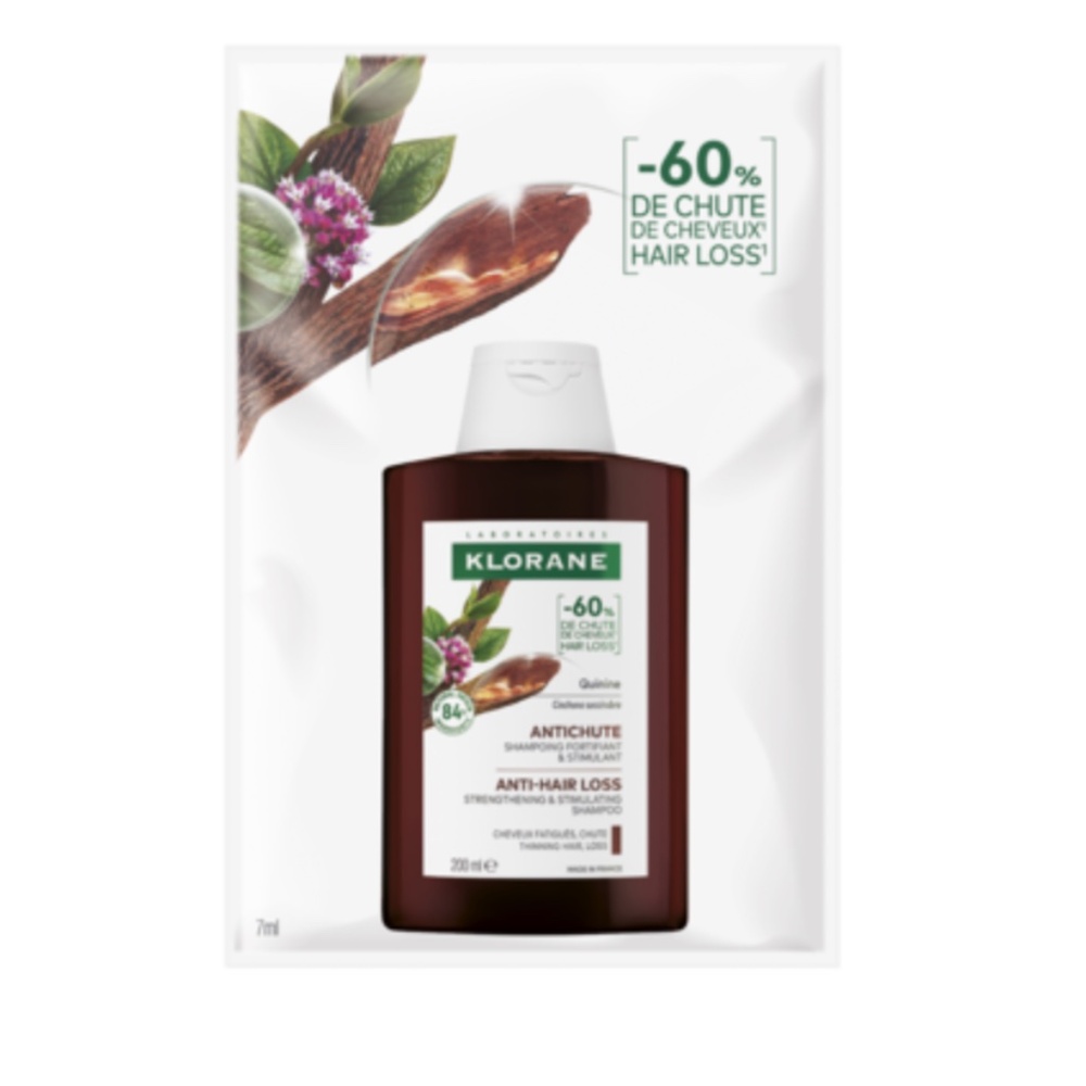 Klorane Fortifying Shampoo with Quinine Sample 7ml | New